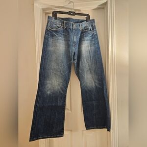 Lucky Brand Blue Relaxed Jeans with Vintage Appeal